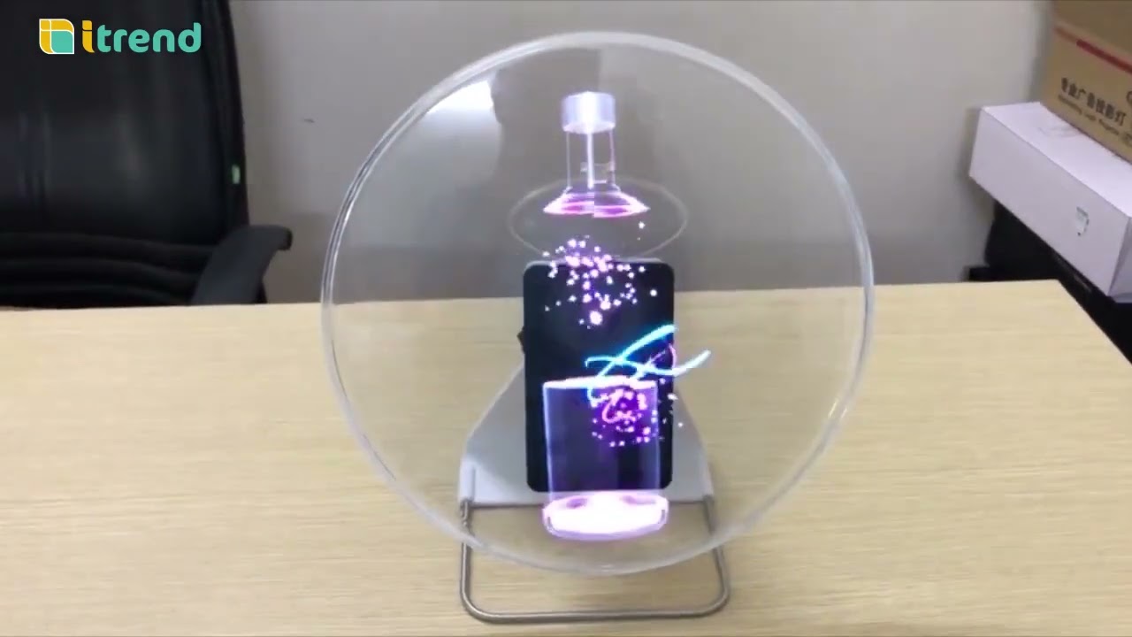 Hình ảnh 3d đẳng cấp được trình chiếu đơn giản bằng thiết bị Quạt Đèn Led 3D Hologram | Led quay 3D