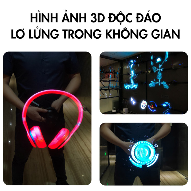 Quạt đèn Led 3D Hologram G80