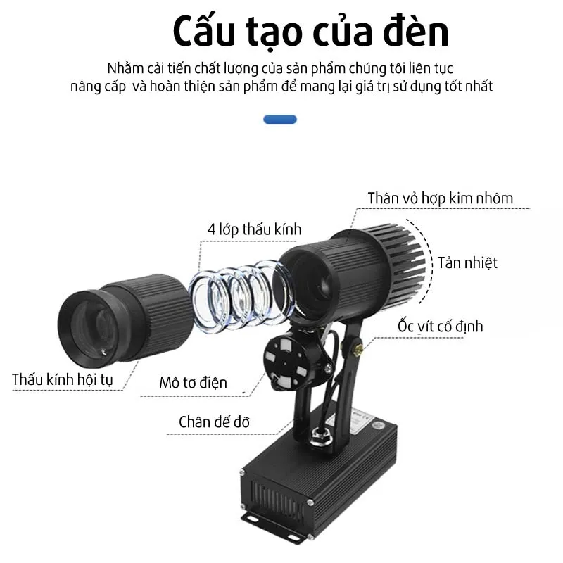 Đèn chiếu logo 15w