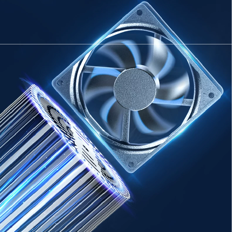 Đèn chiếu logo 150w Tản nhiệt nhôm và quạt