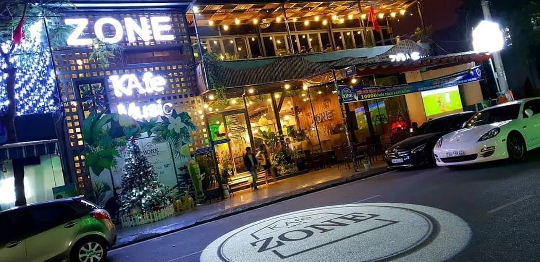 Đèn chiếu logo Cafe Zone