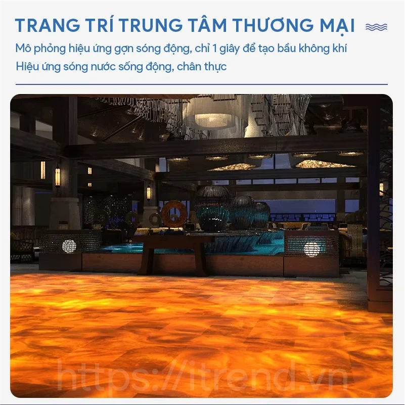 Decor Mall bằng đèn hiệu ứng nước