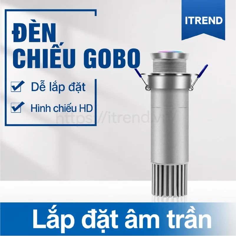 đèn chiếu logo âm trần 15W-1