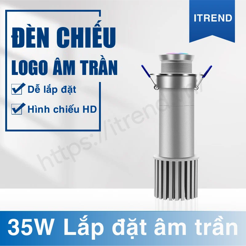 đèn chiếu logo âm trần 35W