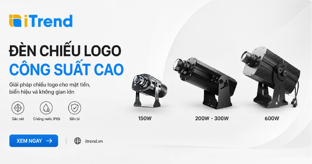 Đèn chiếu logo công suất cao
