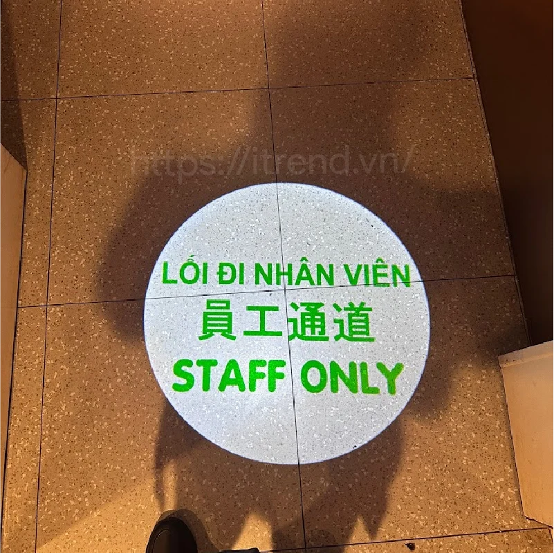 Đèn chiếu logo âm trần 35W den chieu logo lap tran thach cao