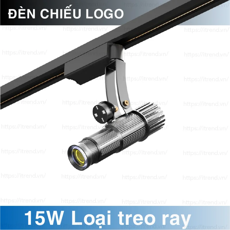 Đèn chiếu logo treo ray 15W