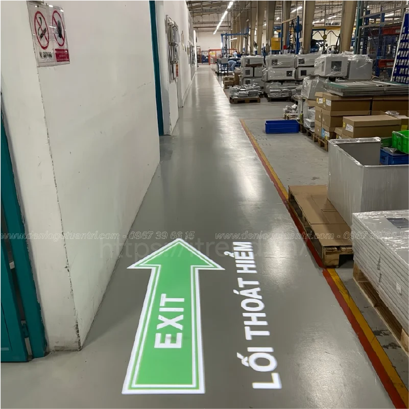 Đèn chiếu logo âm trần 50W hinh anh den am tran gobo