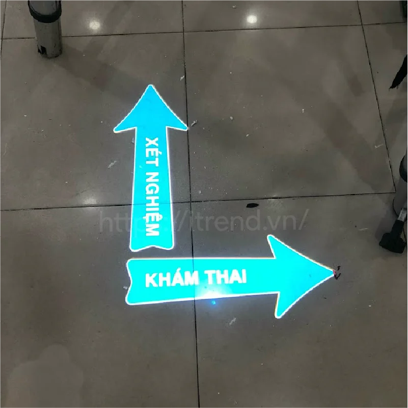Đèn chiếu logo âm trần 60W hinh anh thuc te den am tran