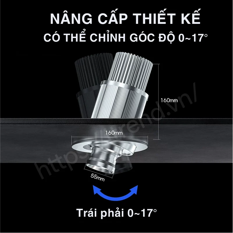 Đèn chiếu logo âm trần 50W Nâng cấp của đèn âm trần 50W