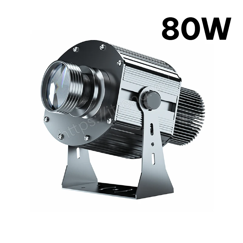 Đèn chiếu hiệu ứng 4 hình 80W xoay 360 độ