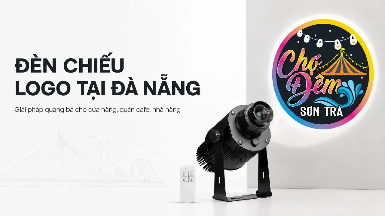 Đèn chiếu logo tại Đà Nẵng