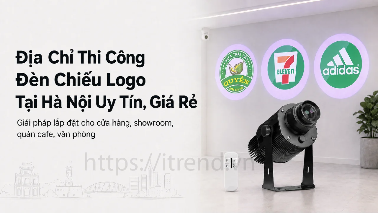 Đèn chiếu logo tại Hà Nội